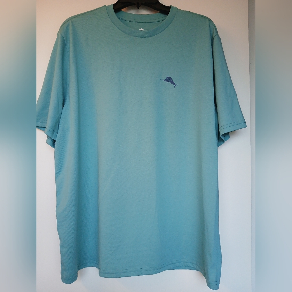 Tommy Bahama Short Sleeve T-Shirt Bristol Blue Size Large New